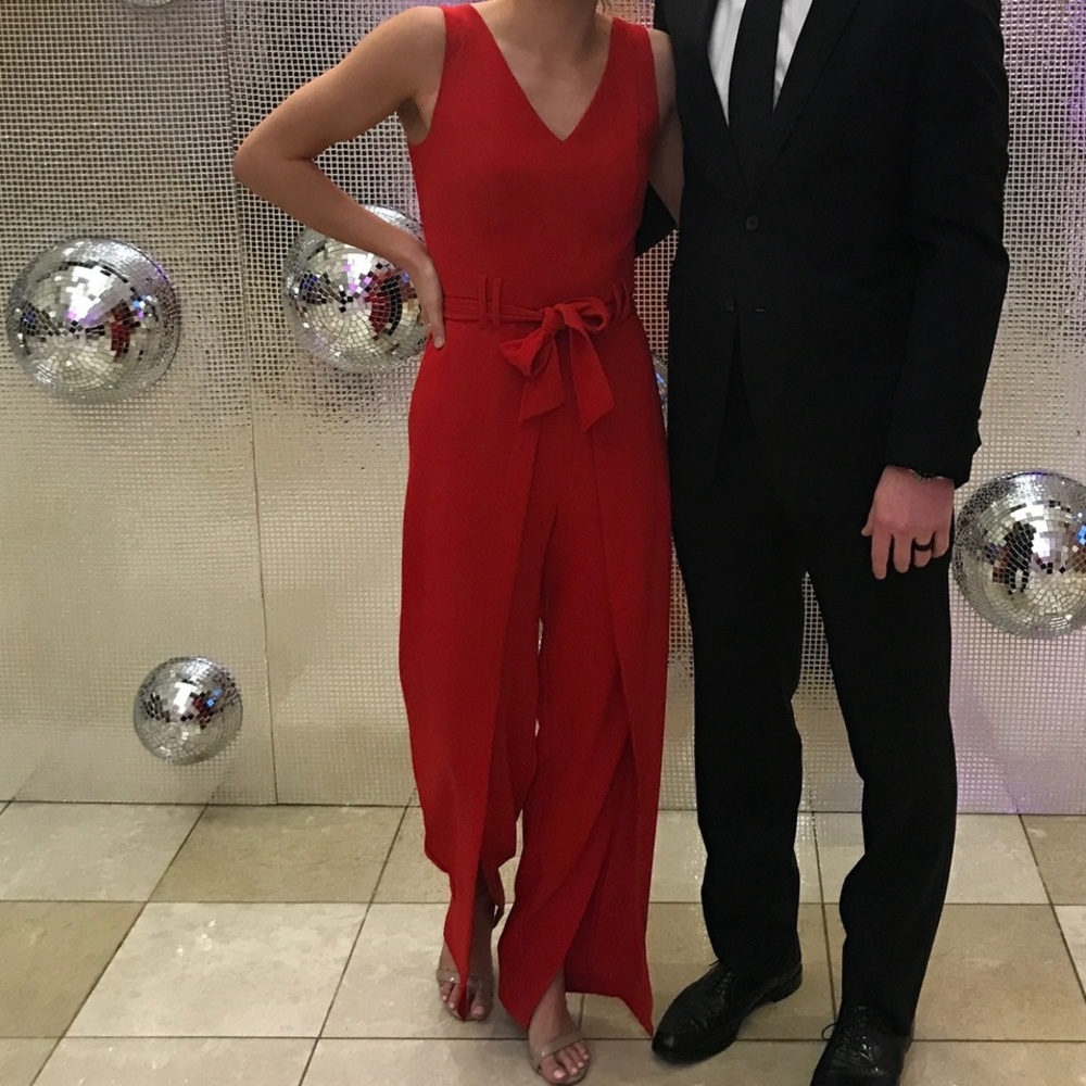 Antonio Melani Red Jumpsuit
